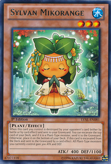 Sylvan Mikorange [LVAL-EN081] Rare Yu-Gi-Oh!