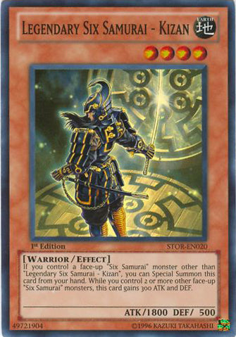 Legendary Six Samurai - Kizan [STOR-EN020] Super Rare Yu-Gi-Oh!
