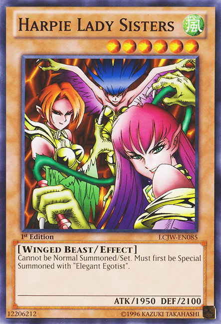 Harpie Lady Sisters [LCJW-EN085] Common Yu-Gi-Oh!