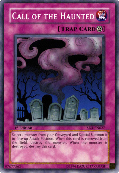 Call of the Haunted [SD4-EN027] Common Yu-Gi-Oh!