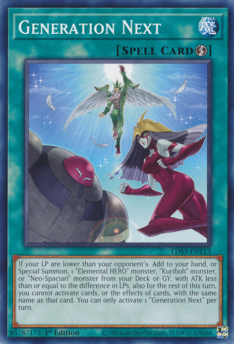 Generation Next [LDS3-EN113] Common Yu-Gi-Oh!
