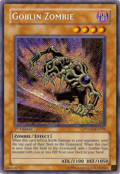 Goblin Zombie [PTDN-EN098] Secret Rare Yu-Gi-Oh!