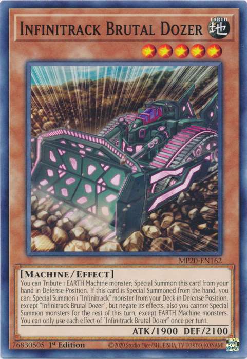 Infinitrack Brutal Dozer [MP20-EN162] Common Yu-Gi-Oh!