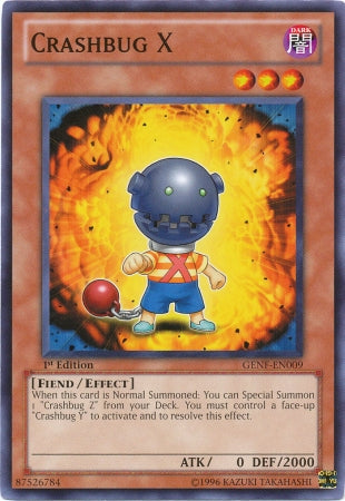 Crashbug X [GENF-EN009] Common Yu-Gi-Oh!
