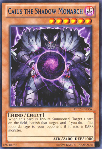Caius the Shadow Monarch (Blue) [DL15-EN006] Rare Yu-Gi-Oh!