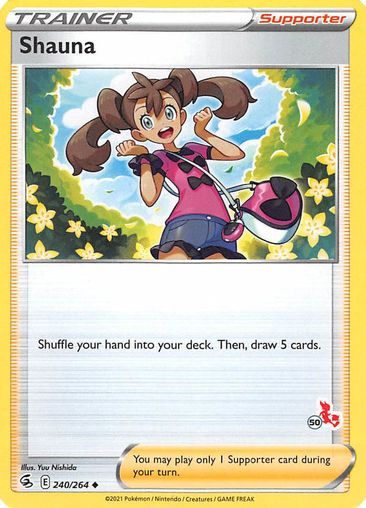 Shauna (240/264) (Cinderace Stamp #50) [Battle Academy 2022] Pokémon