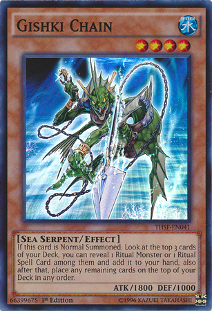 Gishki Chain [THSF-EN041] Super Rare Yu-Gi-Oh!