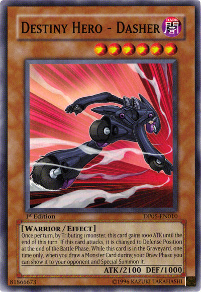 Destiny Hero - Dasher [DP05-EN010] Common Yu-Gi-Oh!