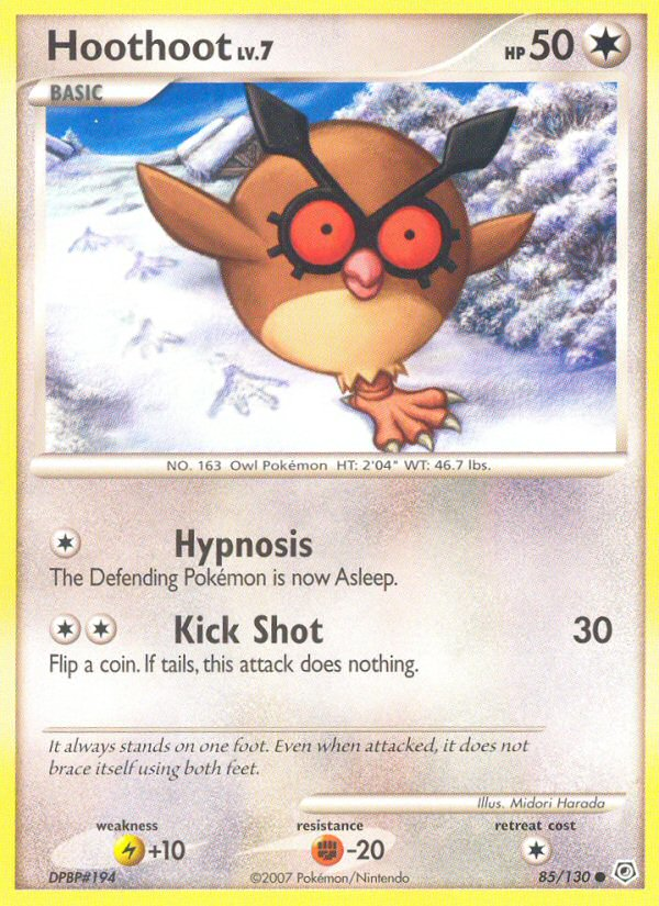 Hoothoot (85/130) [Diamond & Pearl: Base Set] Pokémon