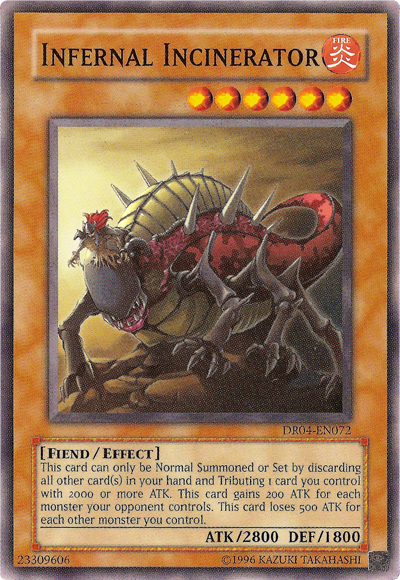 Infernal Incinerator [DR04-EN072] Common Yu-Gi-Oh!