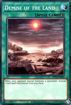 Demise of the Land [OP14-EN019] Common Yu-Gi-Oh!