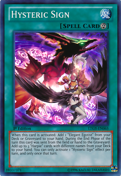 Hysteric Sign [LTGY-EN065] Super Rare Yu-Gi-Oh!