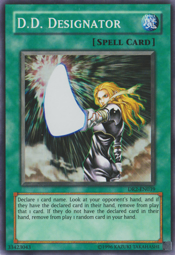 D.D. Designator [DR2-EN039] Super Rare Yu-Gi-Oh!