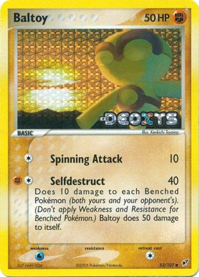 Baltoy (53/107) (Stamped) [EX: Deoxys] Pokémon