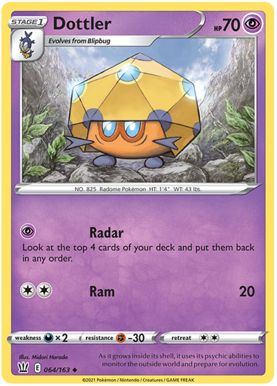 Dottler (064/163) [Sword & Shield: Battle Styles] Pokémon
