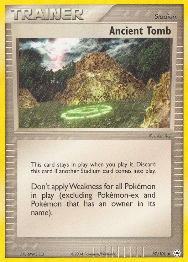 Ancient Tomb (87/101) [EX: Battle Stadium] Pokémon