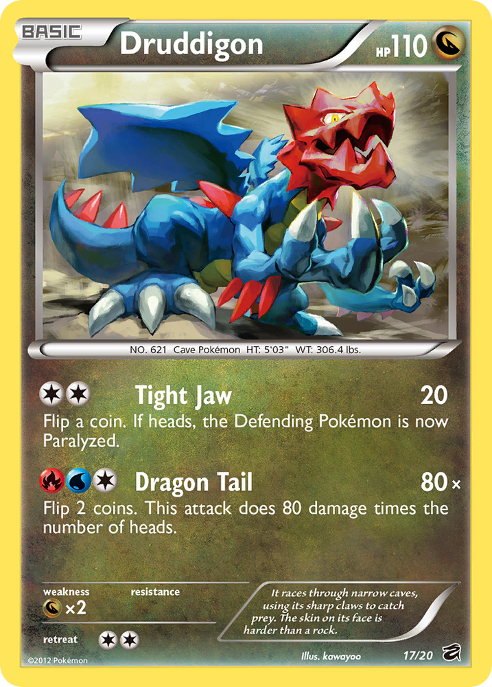 Druddigon (17/20) [Black & White: Dragon Vault] Pokémon