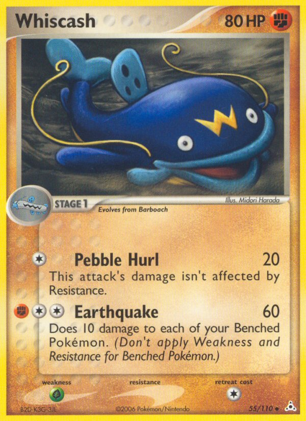 Whiscash (55/110) [EX: Holon Phantoms] Pokémon