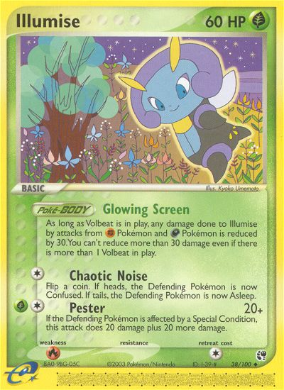 Illumise (38/100) [EX: Sandstorm] Pokémon