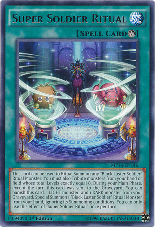 Super Soldier Ritual [MP16-EN146] Rare Yu-Gi-Oh!