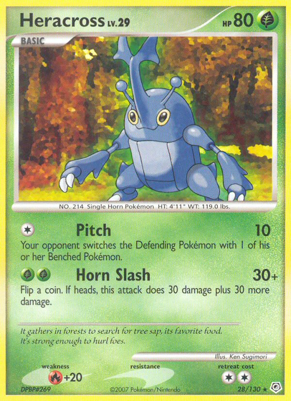 Heracross (28/130) [Diamond & Pearl: Base Set] Pokémon
