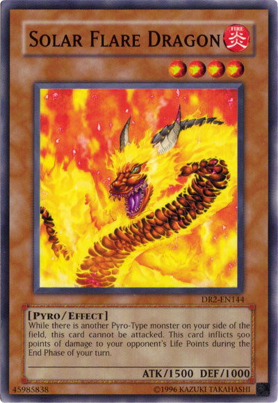 Solar Flare Dragon [DR2-EN144] Common Yu-Gi-Oh!