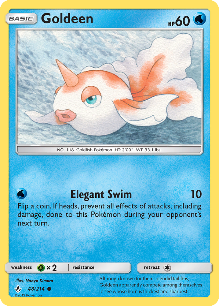 Goldeen (48/214) [Sun & Moon: Unbroken Bonds] Pokémon
