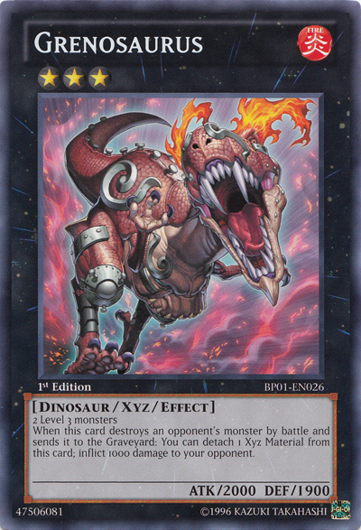Grenosaurus [BP01-EN026] Rare Yu-Gi-Oh!