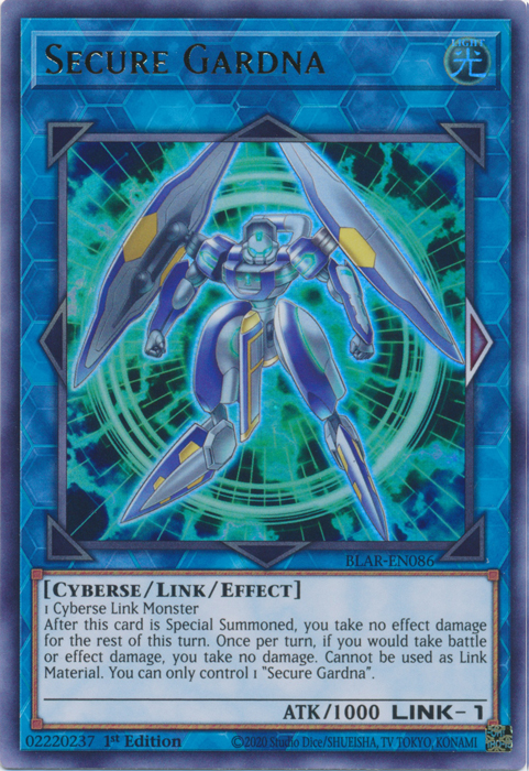 Secure Gardna [BLAR-EN086] Ultra Rare Yu-Gi-Oh!