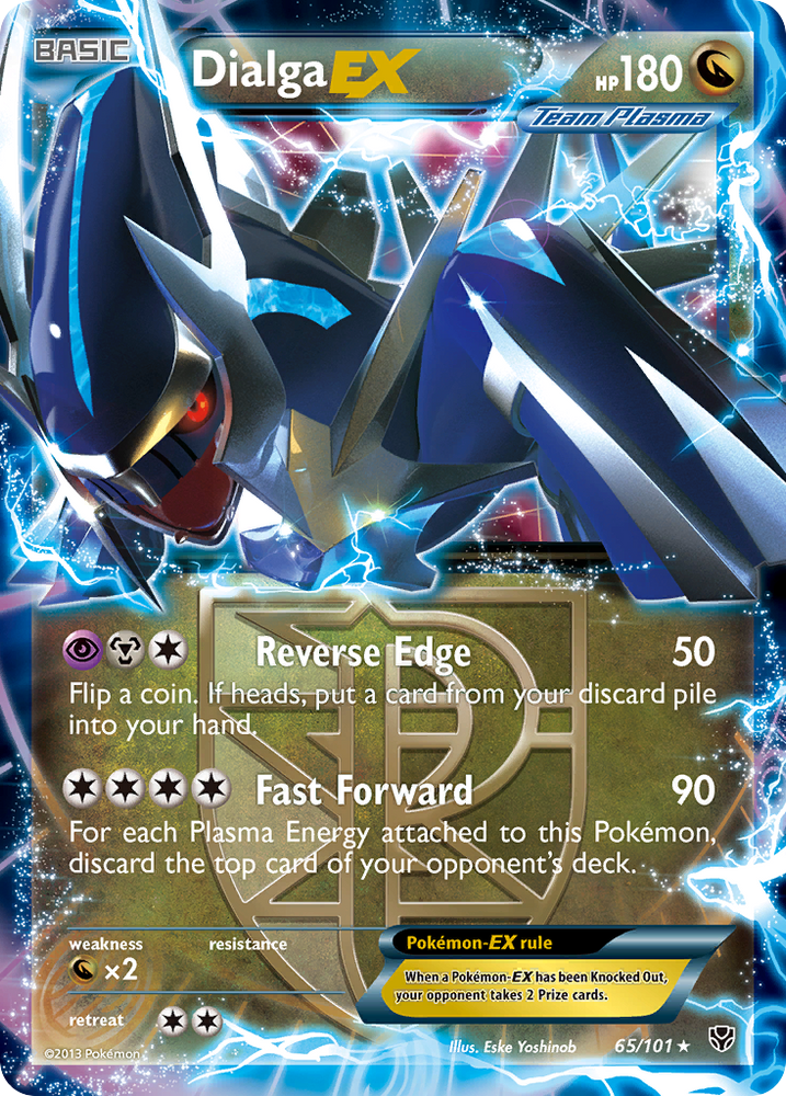 Dialga EX (65/101) [Black & White: Plasma Blast] Pokémon