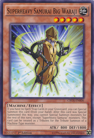 Superheavy Samurai Big Waraji [CROS-EN006] Common Yu-Gi-Oh!