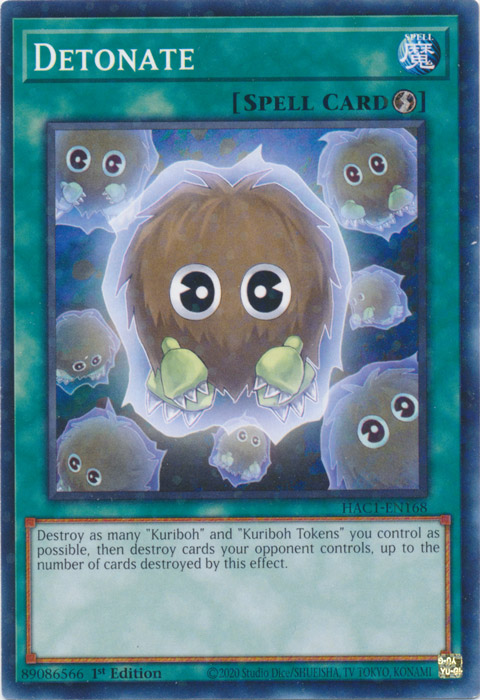 Detonate (Duel Terminal) [HAC1-EN168] Common Yu-Gi-Oh!