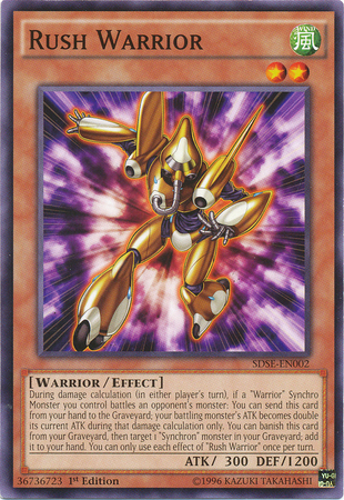 Rush Warrior [SDSE-EN002] Common Yu-Gi-Oh!