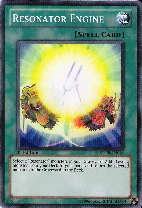 Resonator Engine [STOR-EN056] Common Yu-Gi-Oh!