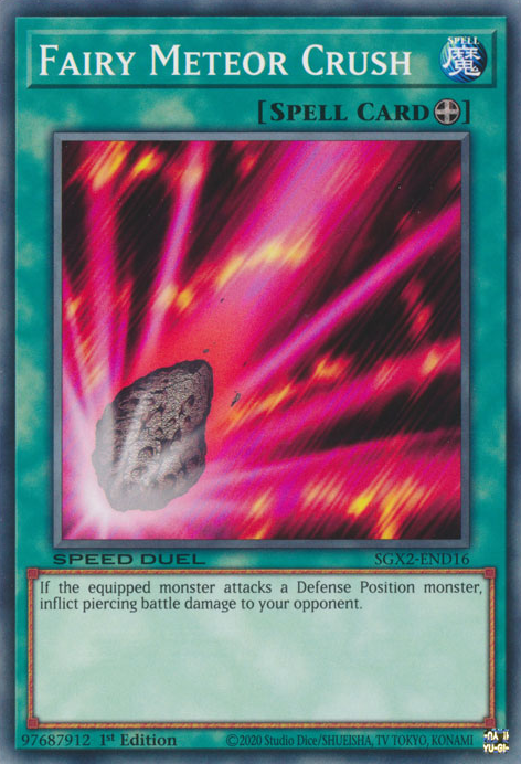 Fairy Meteor Crush [SGX2-END16] Common Yu-Gi-Oh!