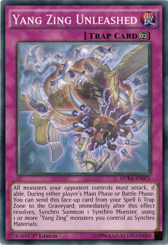 Yang Zing Unleashed [DUEA-EN075] Common Yu-Gi-Oh!
