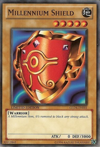 Millennium Shield [GLD4-EN001] Common Yu-Gi-Oh!