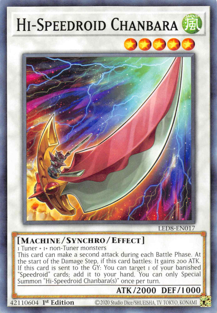 Hi-Speedroid Chanbara [LED8-EN017] Common Yu-Gi-Oh!