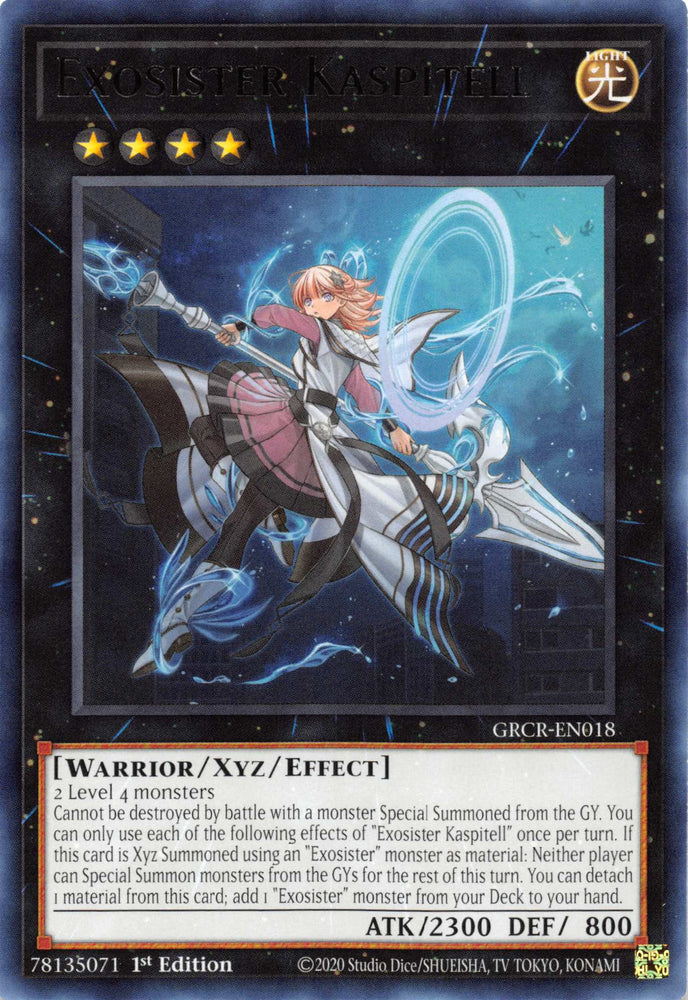 Exosister Kaspitell [GRCR-EN018] Rare Yu-Gi-Oh!