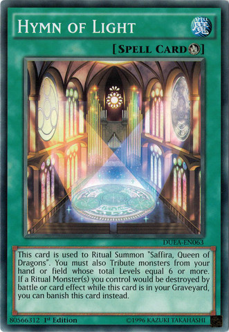 Hymn of Light [DUEA-EN063] Common Yu-Gi-Oh!