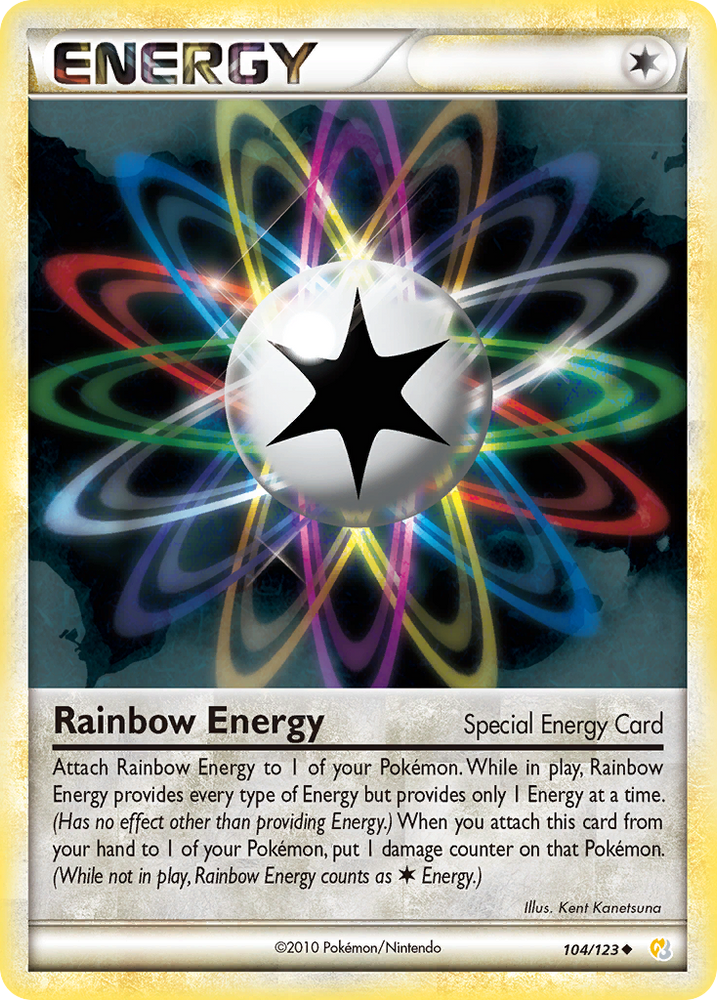 Rainbow Energy (104/123) [HeartGold & SoulSilver: Base Set] Pokémon
