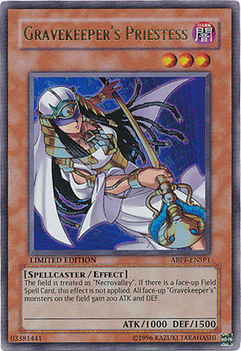 Gravekeeper's Priestess [ABPF-ENSP1] Ultra Rare Yu-Gi-Oh!