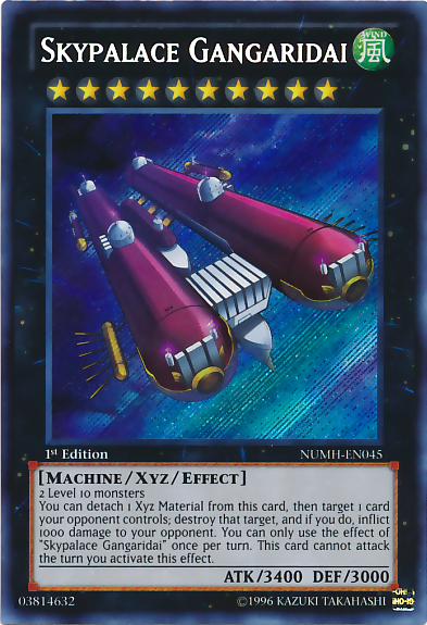 Skypalace Gangaridai [NUMH-EN045] Secret Rare Yu-Gi-Oh!