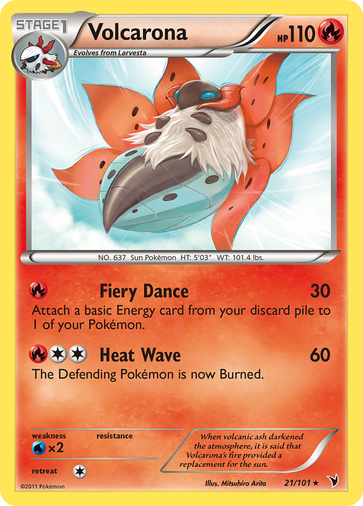 Volcarona (21/101) [Black & White: Noble Victories] Pokémon