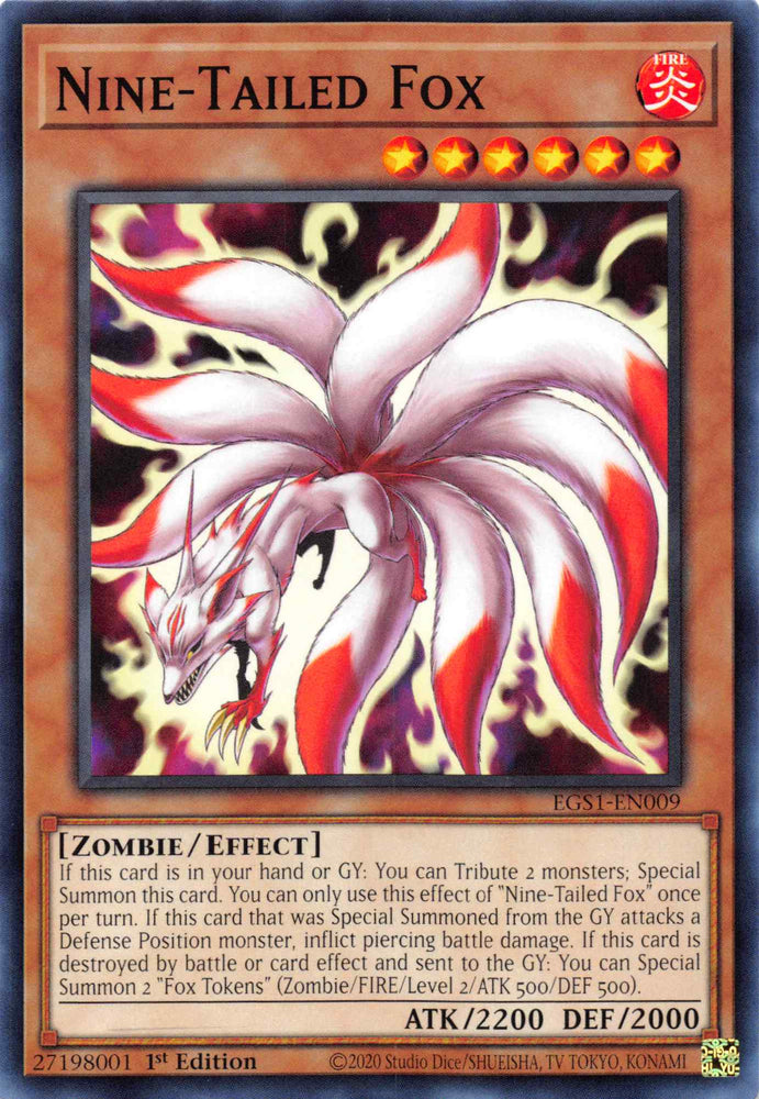 Nine-Tailed Fox [EGS1-EN009] Common Yu-Gi-Oh!