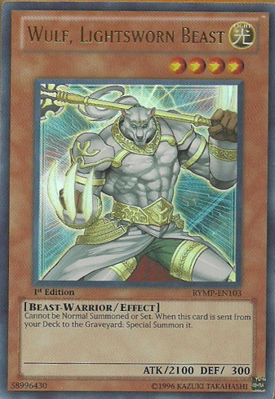 Wulf, Lightsworn Beast [RYMP-EN103] Ultra Rare Yu-Gi-Oh!