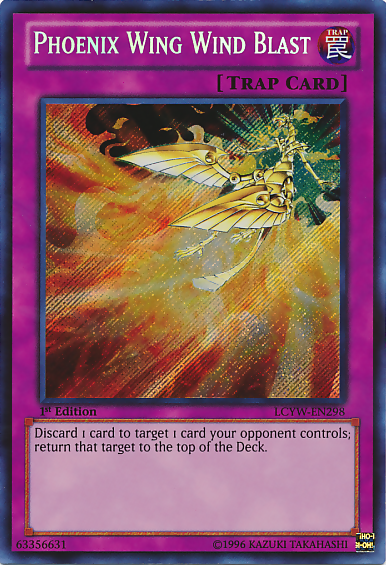 Phoenix Wing Wind Blast [LCYW-EN298] Secret Rare Yu-Gi-Oh!
