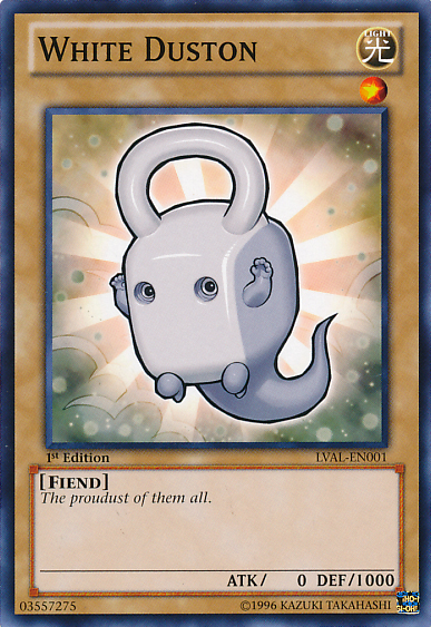 White Duston [LVAL-EN001] Common Yu-Gi-Oh!