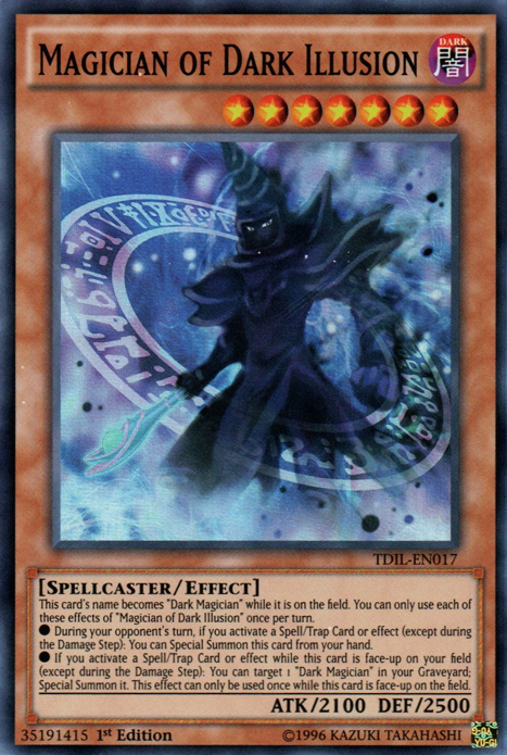 Magician of Dark Illusion [TDIL-EN017] Super Rare Yu-Gi-Oh!