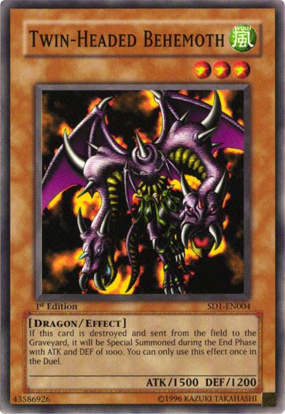 Twin-Headed Behemoth [SD1-EN004] Common Yu-Gi-Oh!